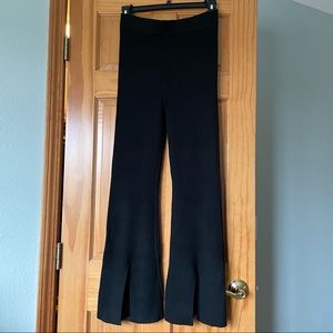 COPY - Abercrombie Sweater/Ribbed Pants. High rise, split hem. Perfect Condition